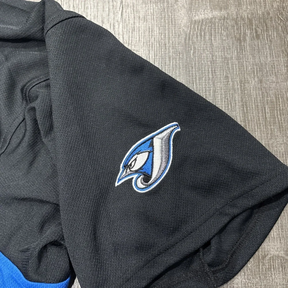 Vintage Nike Team Toronto Blue Jays MLB Baseball Jersey Men's XLarge Black Blue